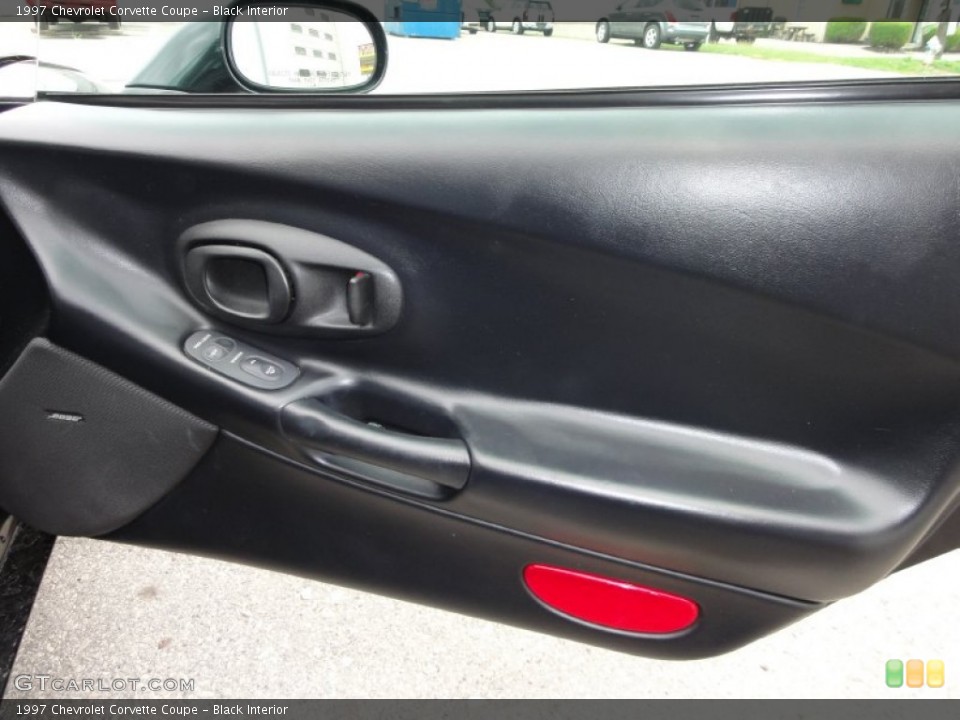 Black Interior Door Panel for the 1997 Chevrolet Corvette Coupe #50455184