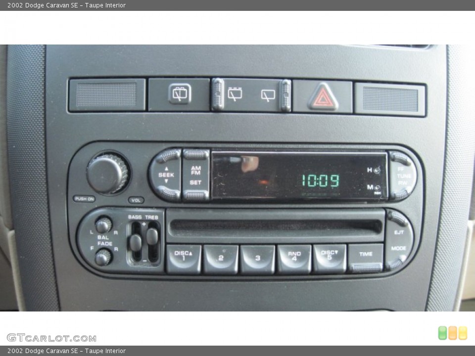 Taupe Interior Controls for the 2002 Dodge Caravan SE #50455349