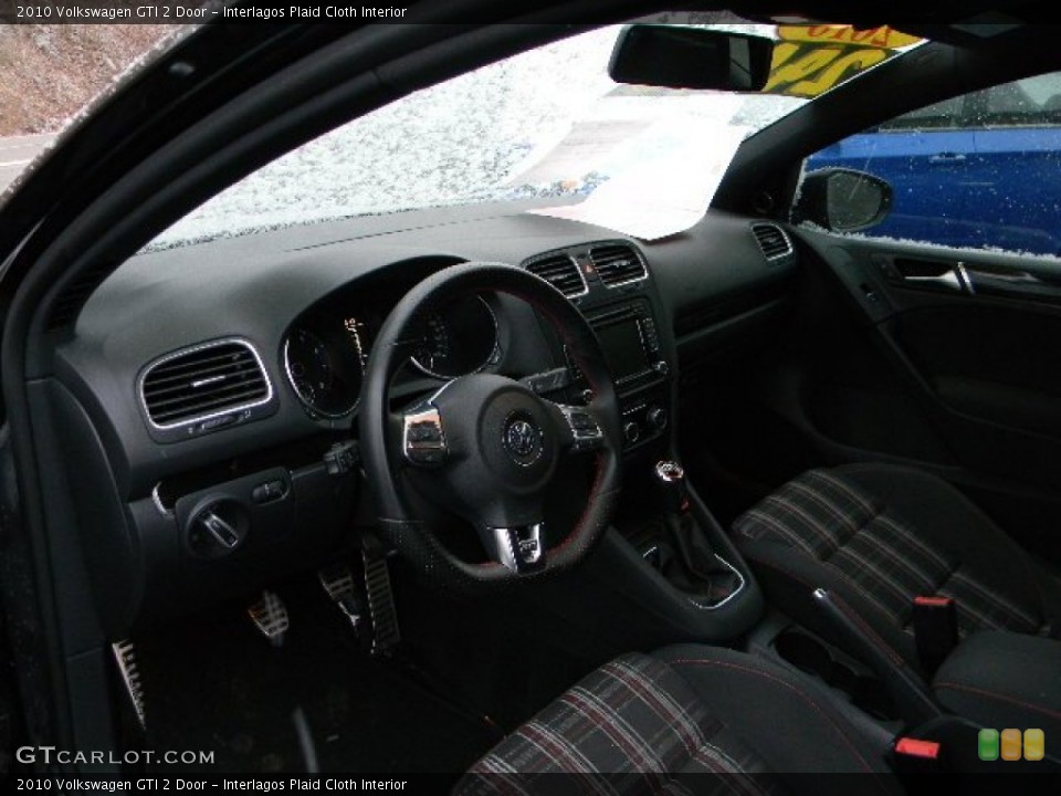 Interlagos Plaid Cloth Interior Photo for the 2010 Volkswagen GTI 2 Door #50455733