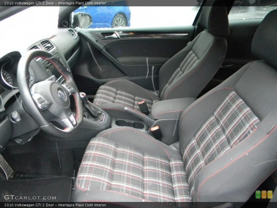 Interlagos Plaid Cloth Interior Photo for the 2010 Volkswagen GTI 2 Door #50455748