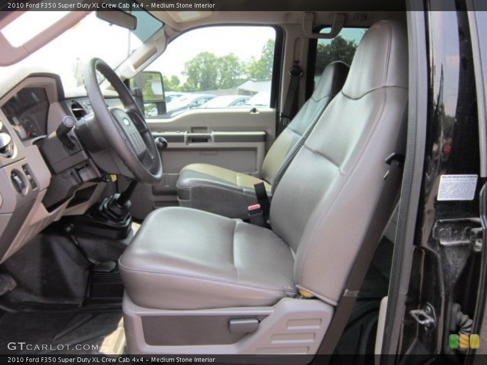 Medium Stone Interior Photo for the 2010 Ford F350 Super Duty XL Crew Cab 4x4 #50455817