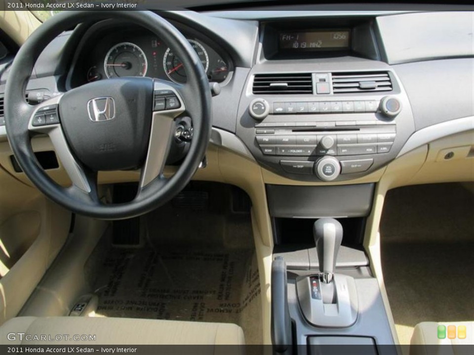 Ivory Interior Dashboard for the 2011 Honda Accord LX Sedan #50455984