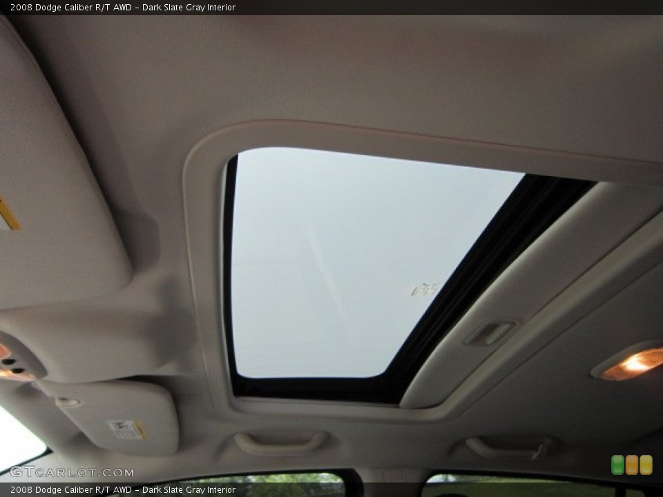Dark Slate Gray Interior Sunroof for the 2008 Dodge Caliber R/T AWD #50456138
