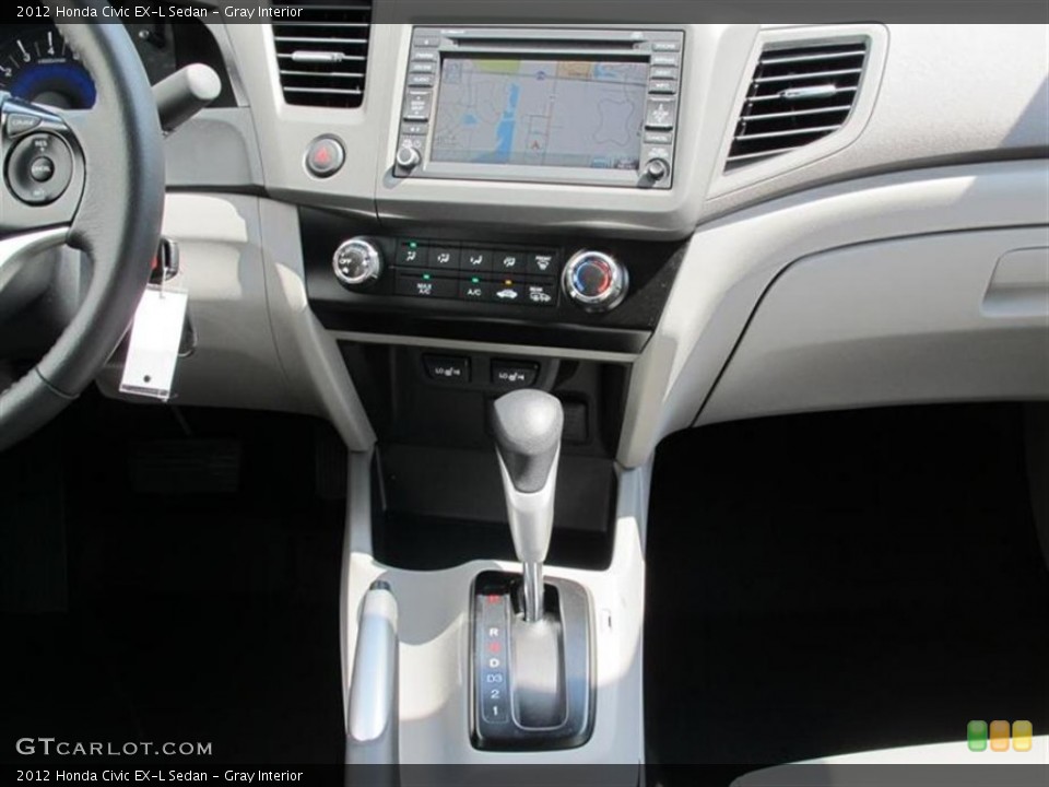 Gray Interior Navigation for the 2012 Honda Civic EX-L Sedan #50456162