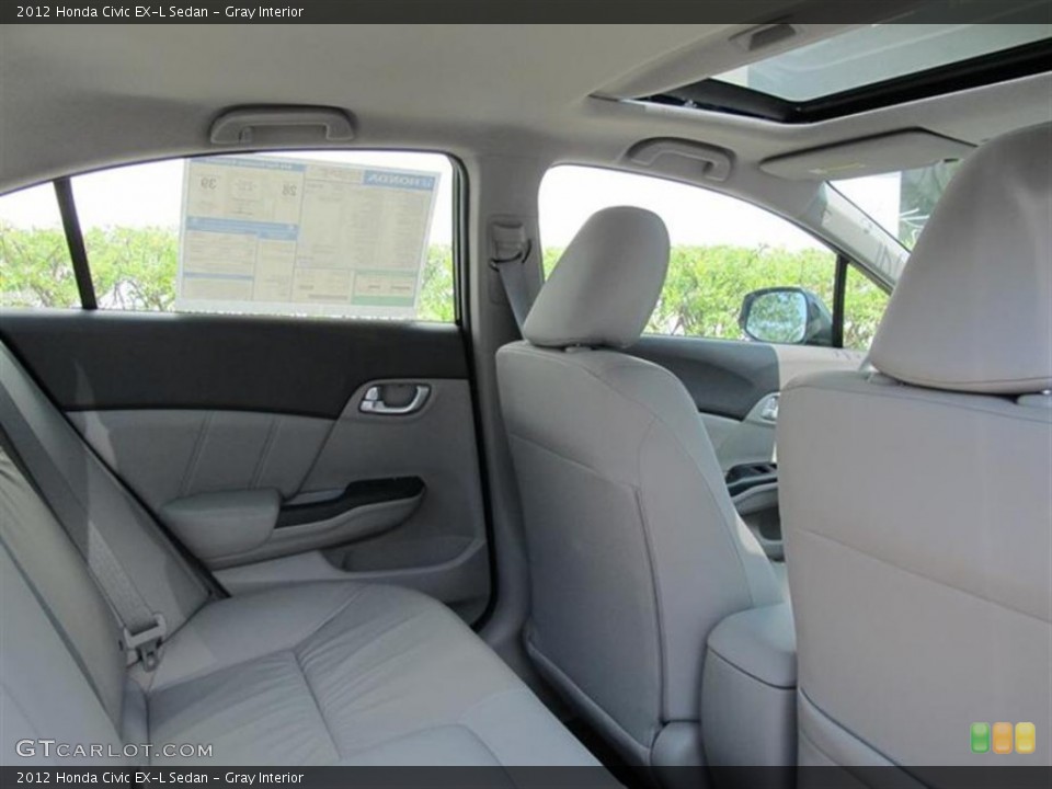 Gray Interior Photo for the 2012 Honda Civic EX-L Sedan #50456195