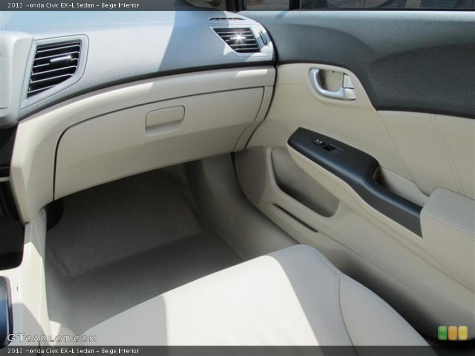 Beige Interior Photo for the 2012 Honda Civic EX-L Sedan #50456474