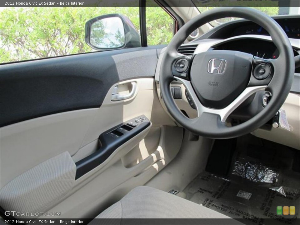 Beige Interior Photo for the 2012 Honda Civic EX Sedan #50456594