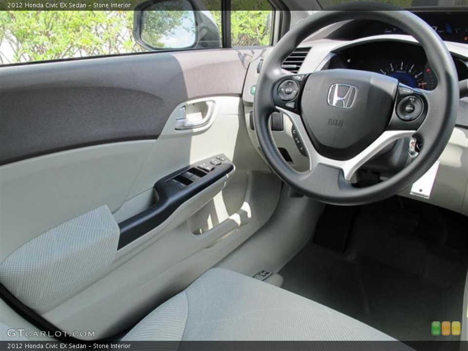 Stone Interior Photo for the 2012 Honda Civic EX Sedan #50456903