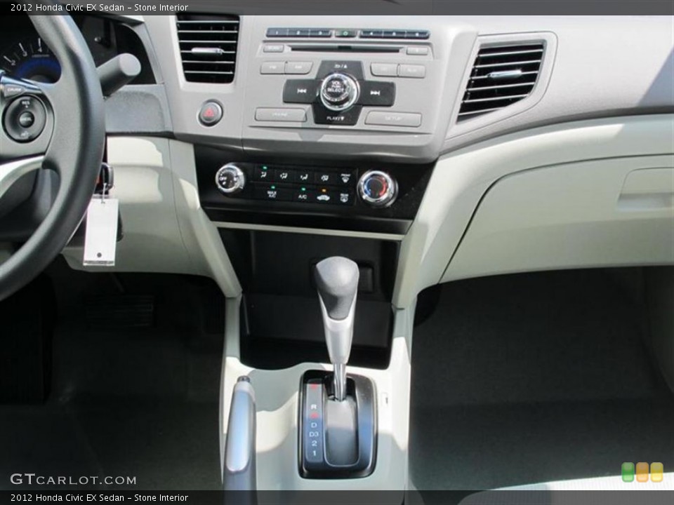 Stone Interior Controls for the 2012 Honda Civic EX Sedan #50456918