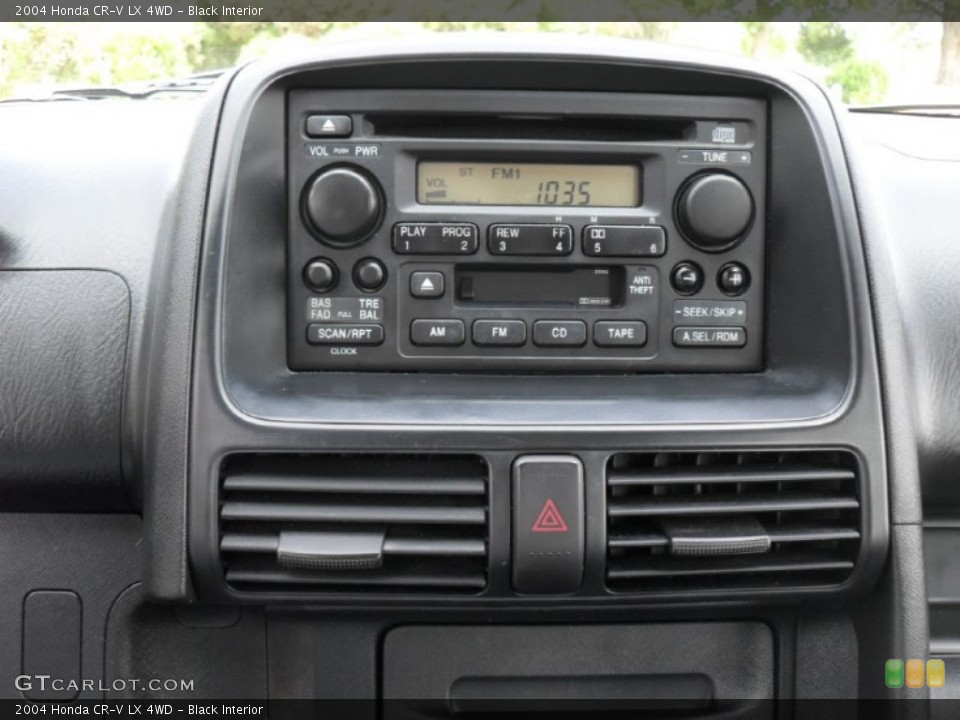 Black Interior Controls for the 2004 Honda CR-V LX 4WD #50457495