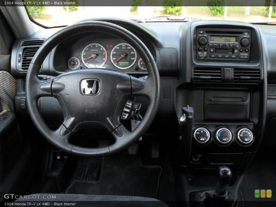 Black Interior Dashboard for the 2004 Honda CR-V LX 4WD #50457545