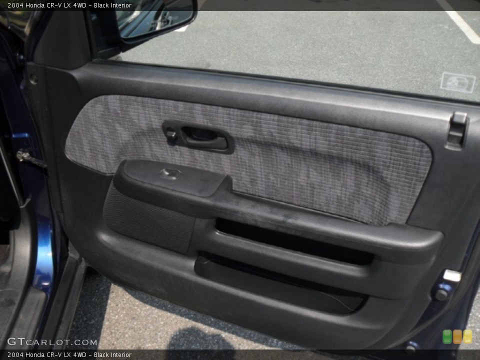 Black Interior Door Panel for the 2004 Honda CR-V LX 4WD #50457635