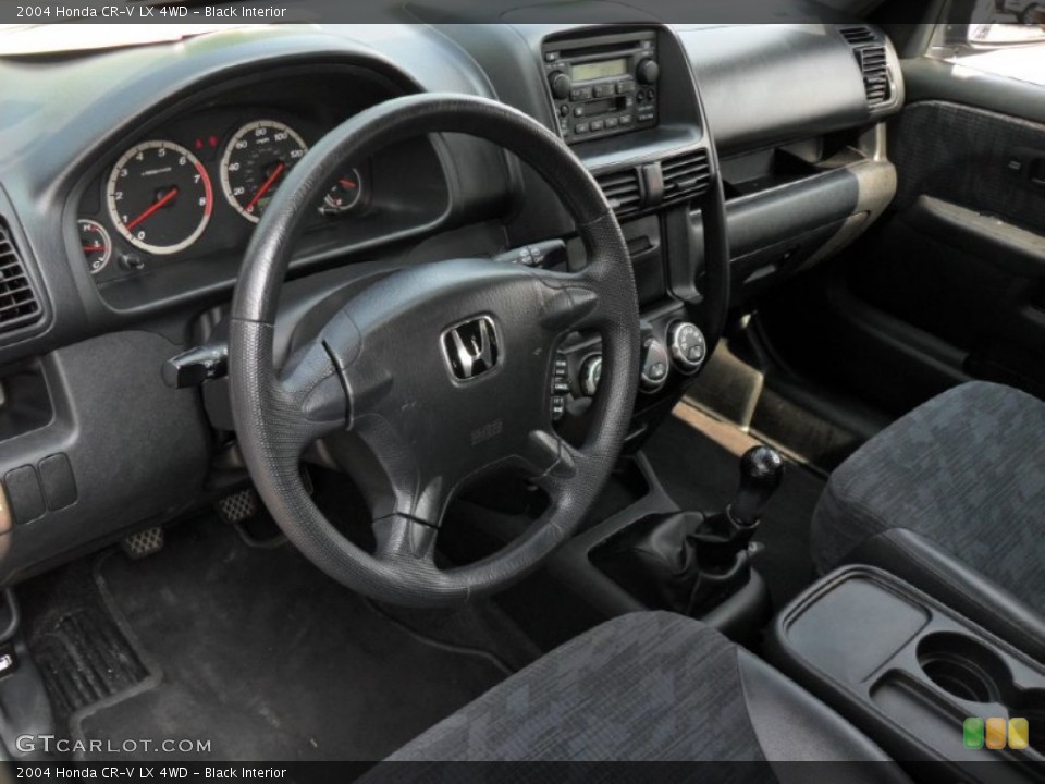 Black Interior Photo for the 2004 Honda CR-V LX 4WD #50457695