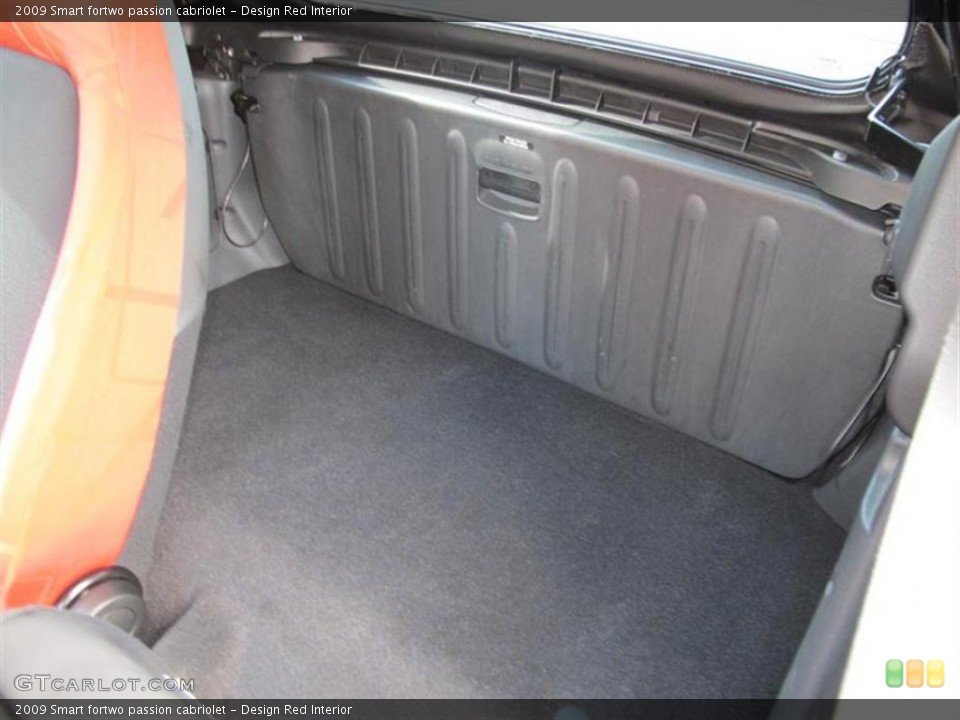 Design Red Interior Trunk for the 2009 Smart fortwo passion cabriolet #50457833