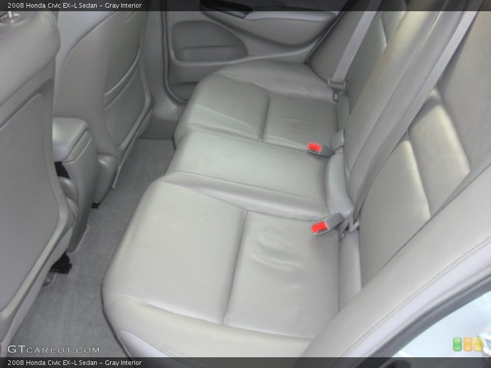 Gray Interior Photo for the 2008 Honda Civic EX-L Sedan #50458427