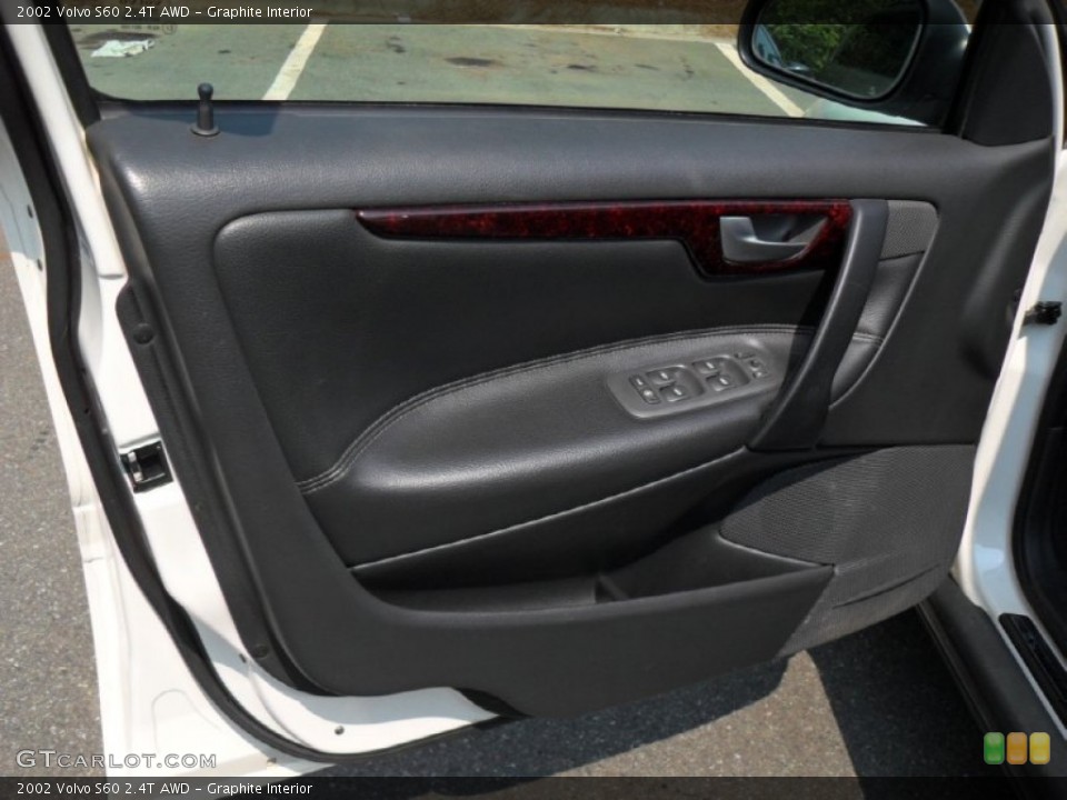 Graphite Interior Door Panel for the 2002 Volvo S60 2.4T AWD #50458661