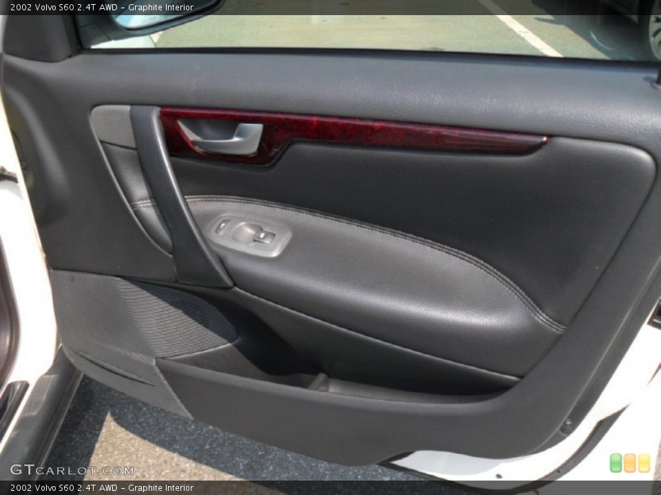 Graphite Interior Door Panel for the 2002 Volvo S60 2.4T AWD #50458844