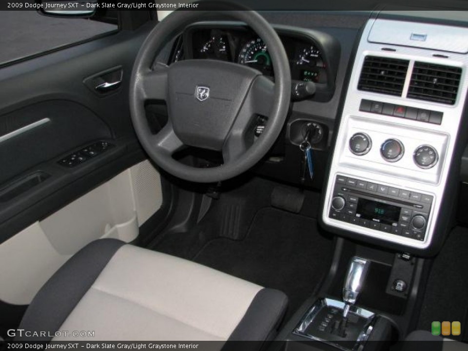 Dark Slate Gray/Light Graystone Interior Dashboard for the 2009 Dodge Journey SXT #50458904