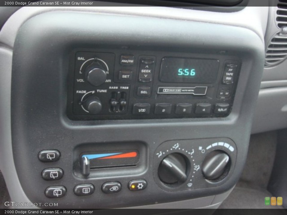 Mist Gray Interior Controls for the 2000 Dodge Grand Caravan SE #50461238