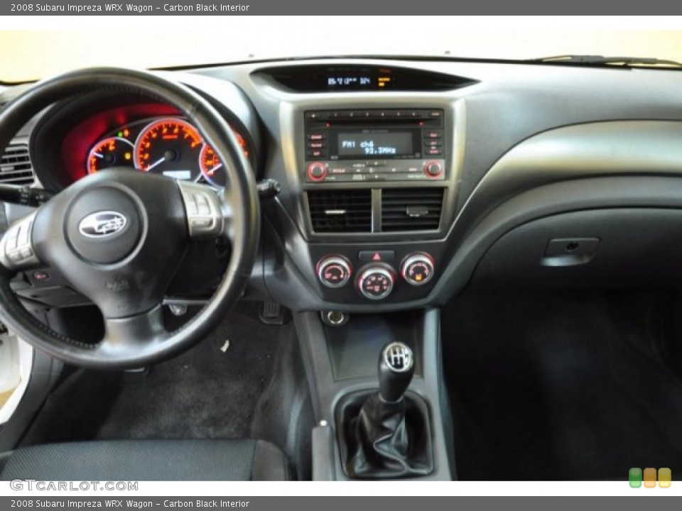 Carbon Black Interior Dashboard for the 2008 Subaru Impreza WRX Wagon #50461904