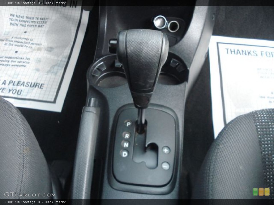 Black Interior Transmission for the 2006 Kia Sportage LX #50463819