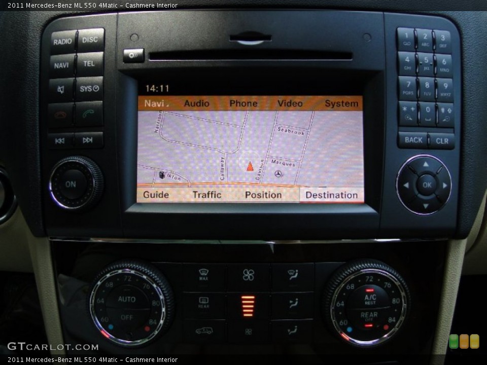 Cashmere Interior Navigation for the 2011 Mercedes-Benz ML 550 4Matic #50464742