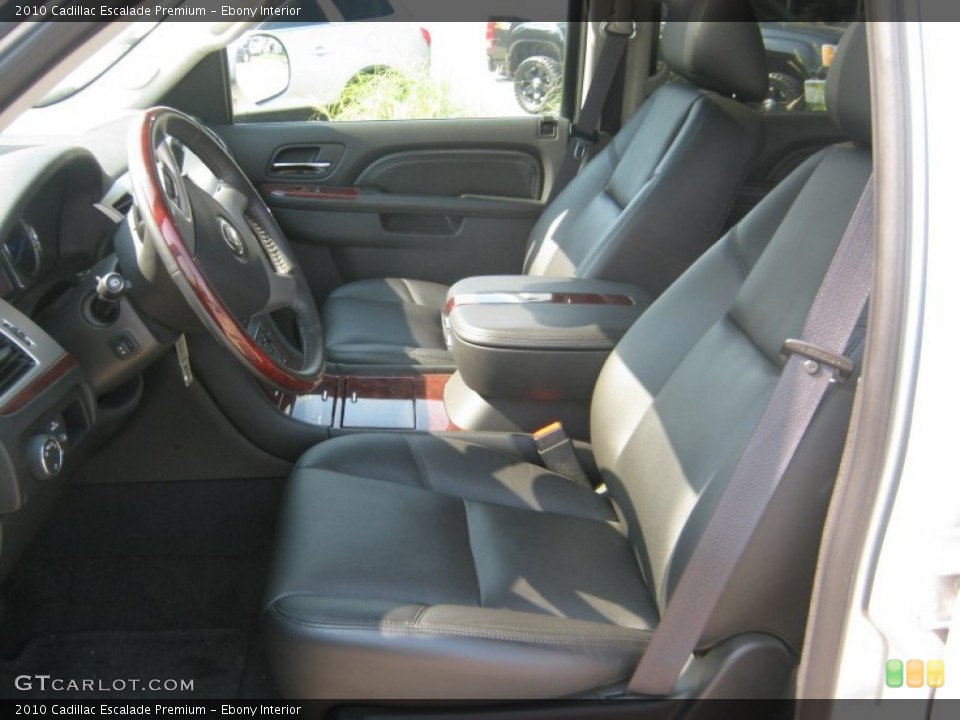Ebony Interior Photo for the 2010 Cadillac Escalade Premium #50466847