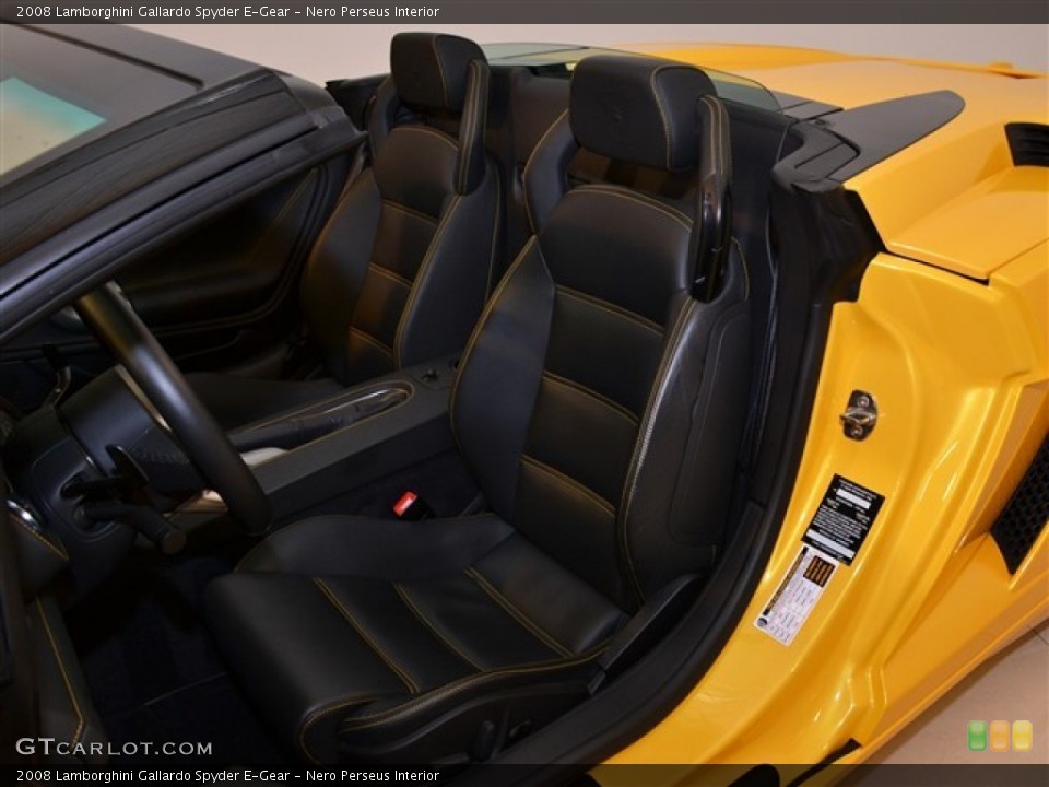 Nero Perseus Interior Photo for the 2008 Lamborghini Gallardo Spyder E-Gear #50466958
