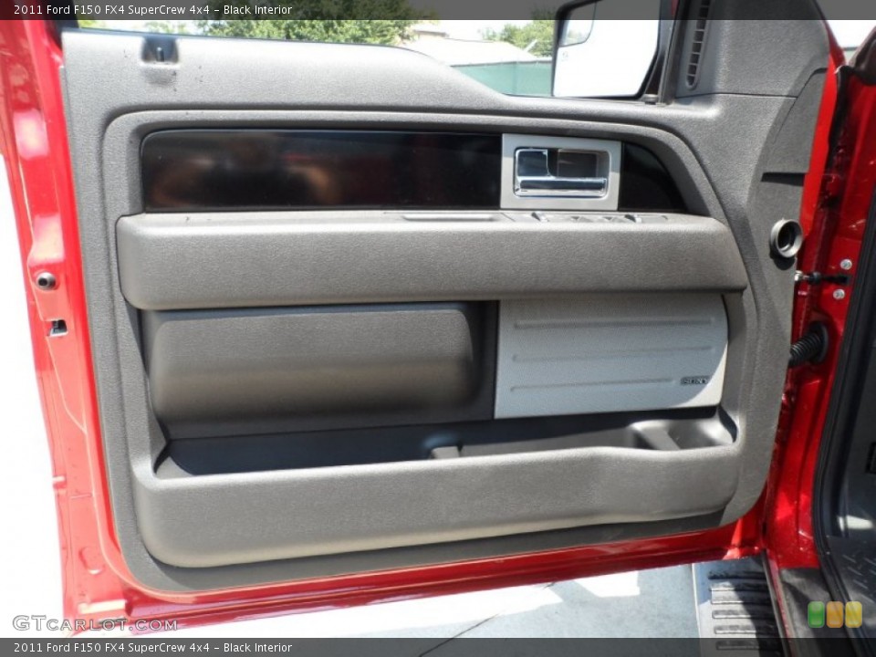 Black Interior Door Panel for the 2011 Ford F150 FX4 SuperCrew 4x4 #50466969