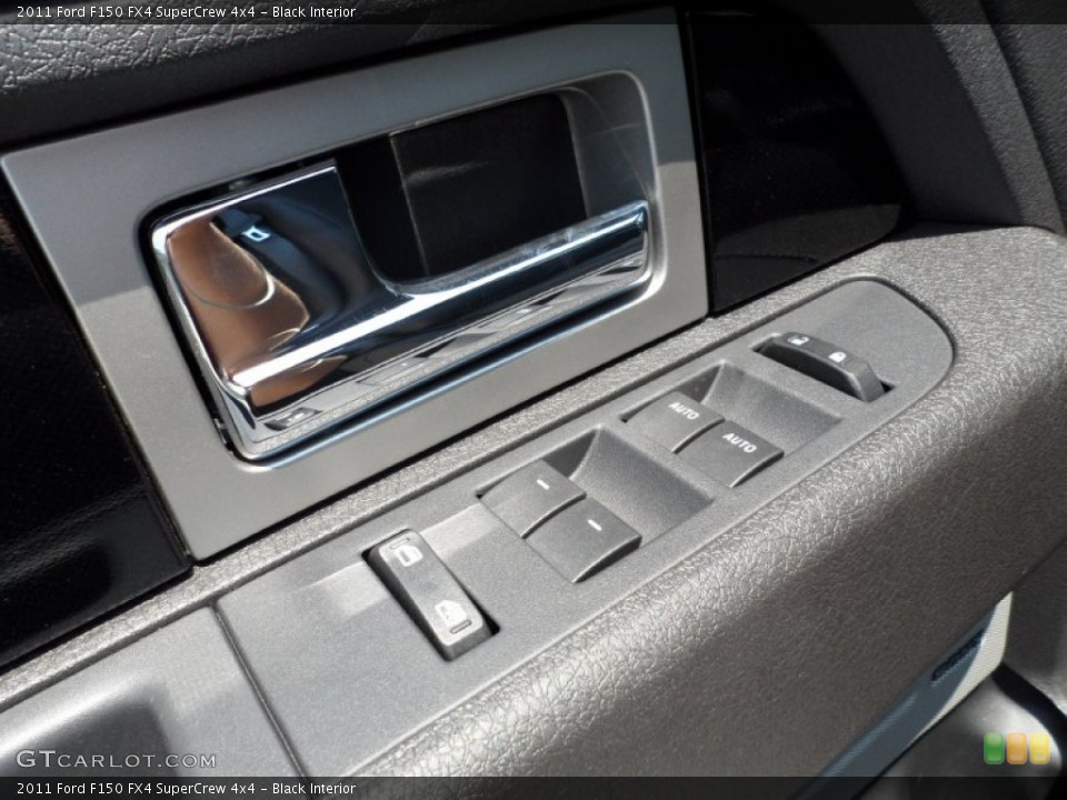 Black Interior Controls for the 2011 Ford F150 FX4 SuperCrew 4x4 #50466984