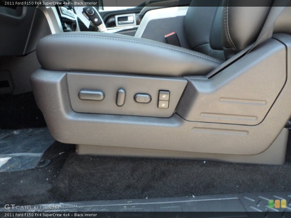 Black Interior Controls for the 2011 Ford F150 FX4 SuperCrew 4x4 #50467015