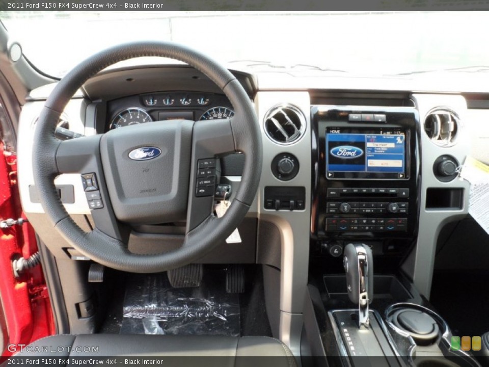 Black Interior Dashboard for the 2011 Ford F150 FX4 SuperCrew 4x4 #50467045