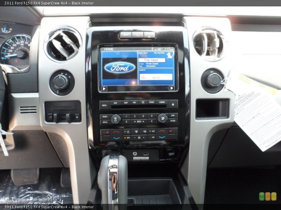 Black Interior Controls for the 2011 Ford F150 FX4 SuperCrew 4x4 #50467057