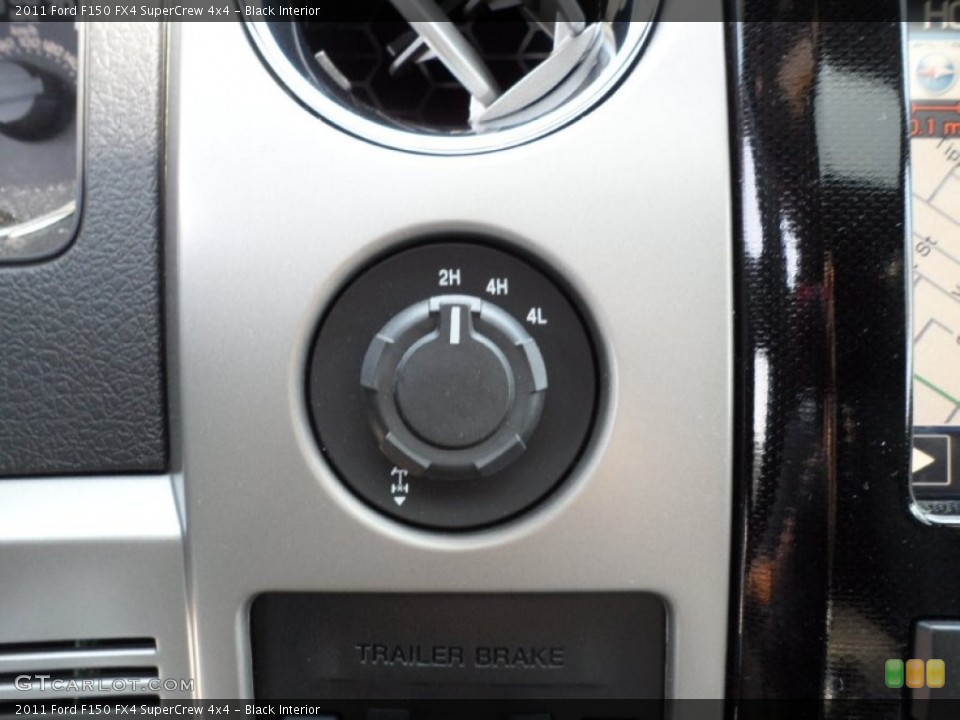 Black Interior Controls for the 2011 Ford F150 FX4 SuperCrew 4x4 #50467129