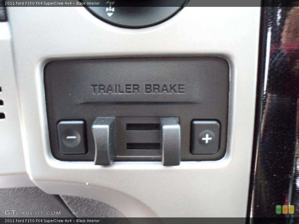 Black Interior Controls for the 2011 Ford F150 FX4 SuperCrew 4x4 #50467144