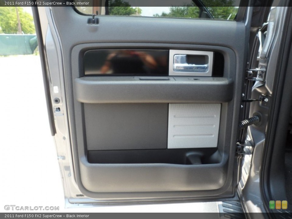 Black Interior Door Panel for the 2011 Ford F150 FX2 SuperCrew #50467531