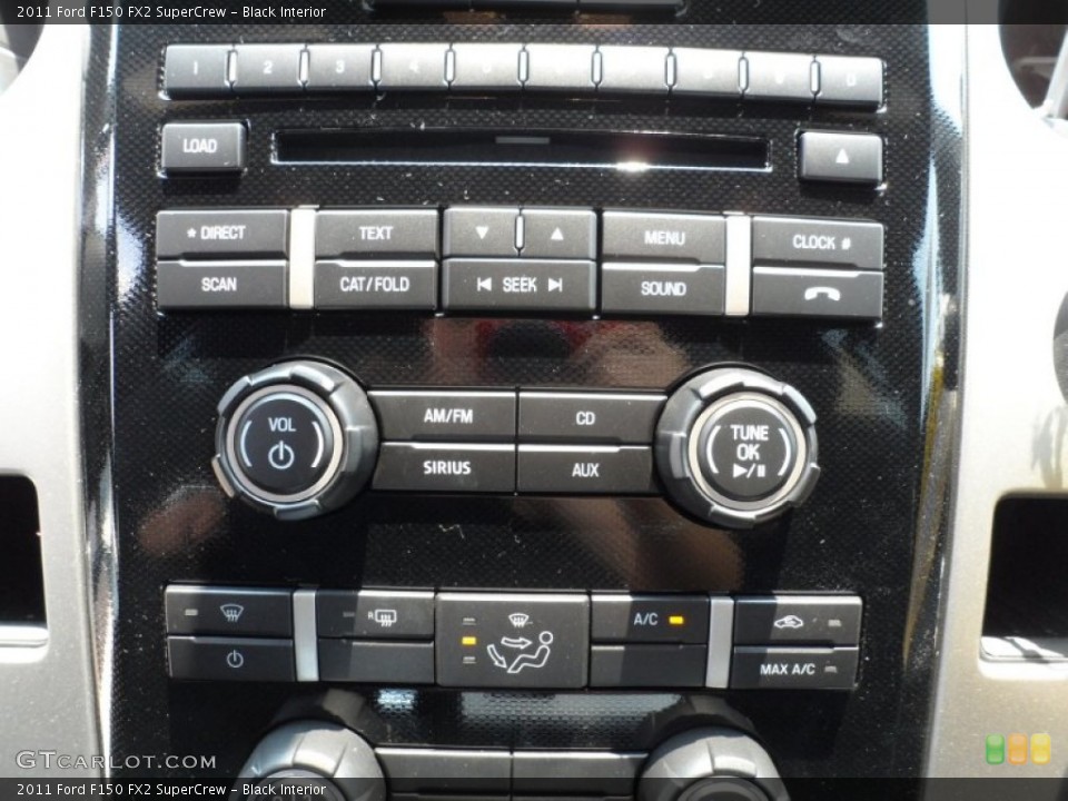Black Interior Controls for the 2011 Ford F150 FX2 SuperCrew #50467666
