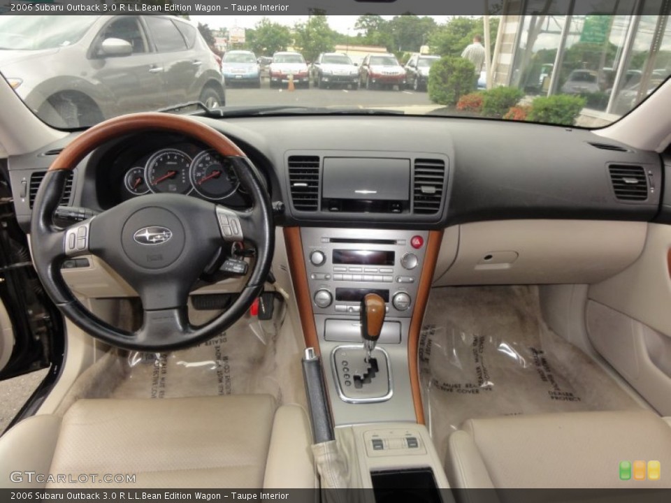 Taupe Interior Dashboard for the 2006 Subaru Outback 3.0 R L.L.Bean Edition Wagon #50467762