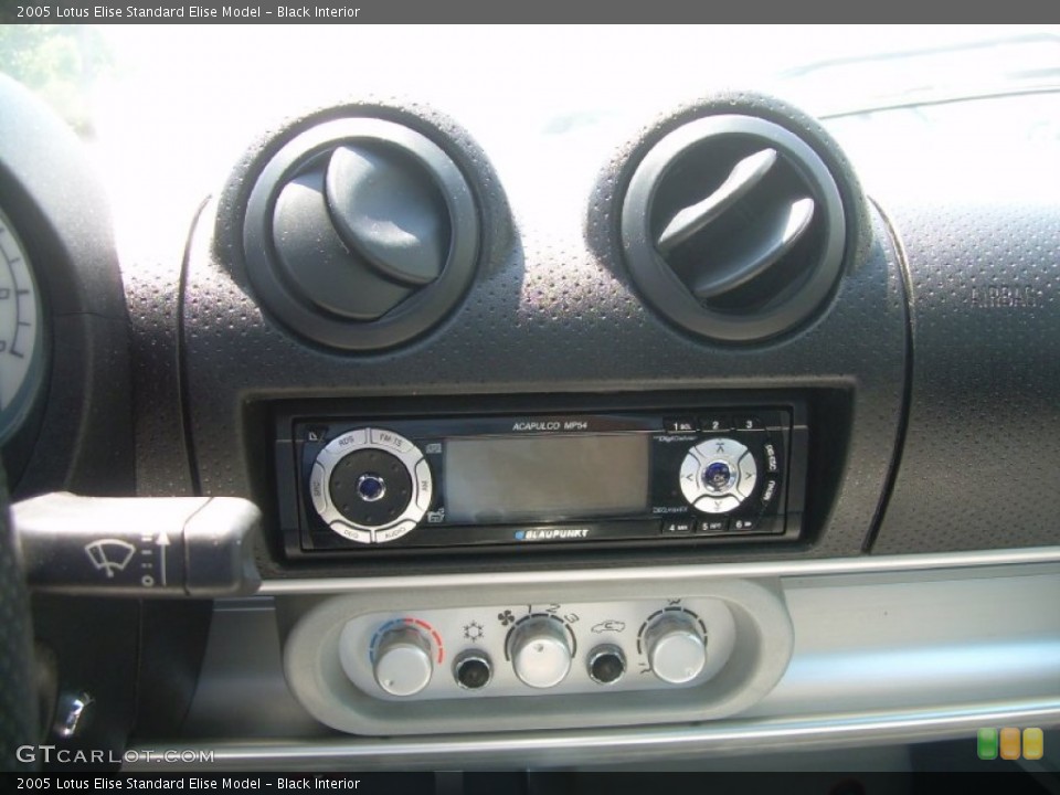 Black Interior Controls for the 2005 Lotus Elise  #50467933