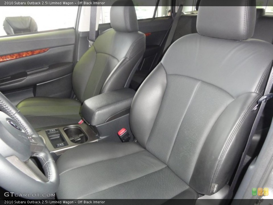 Off Black Interior Photo for the 2010 Subaru Outback 2.5i Limited Wagon #50468752