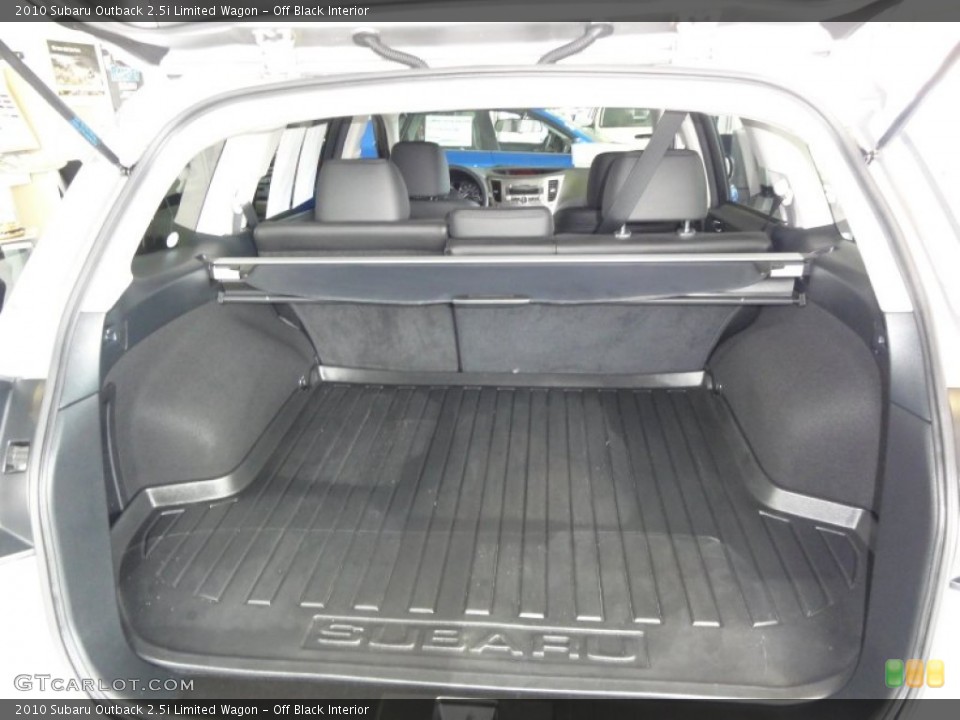 Off Black Interior Trunk for the 2010 Subaru Outback 2.5i Limited Wagon #50468824