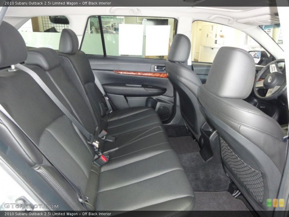 Off Black Interior Photo for the 2010 Subaru Outback 2.5i Limited Wagon #50468878