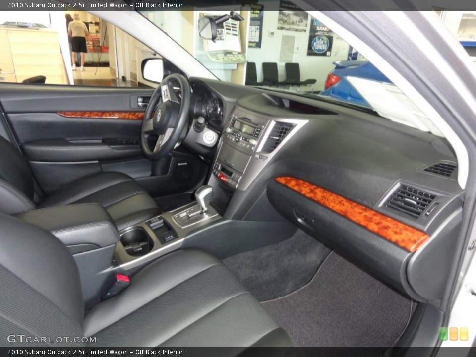 Off Black Interior Dashboard for the 2010 Subaru Outback 2.5i Limited Wagon #50468908
