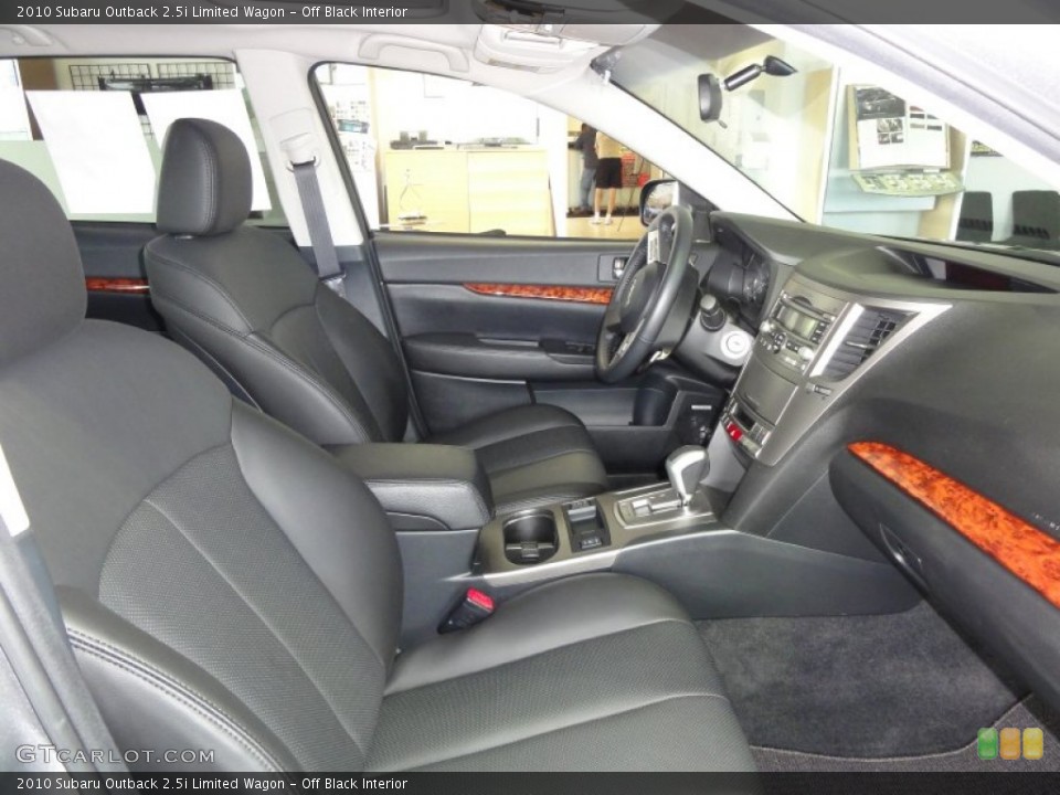 Off Black Interior Photo for the 2010 Subaru Outback 2.5i Limited Wagon #50468923