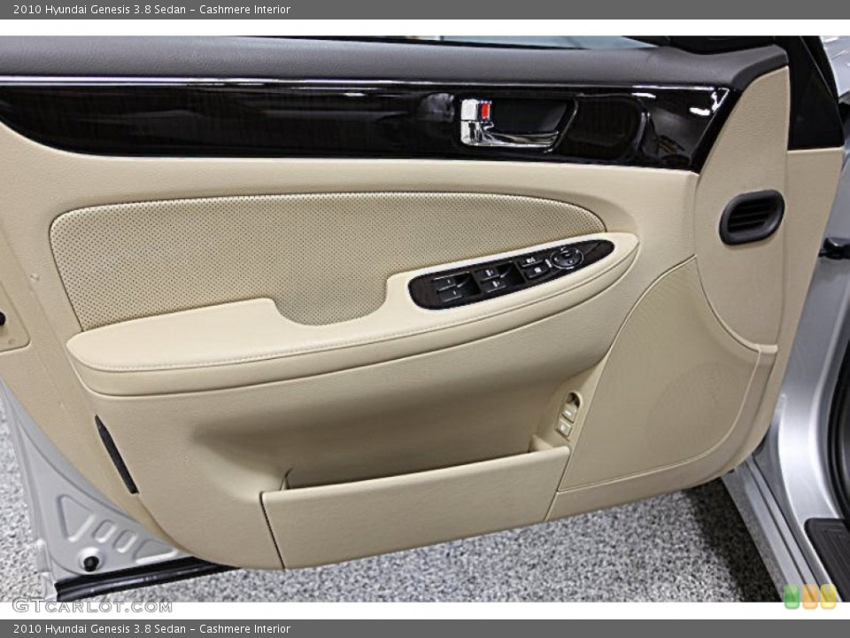 Cashmere Interior Door Panel for the 2010 Hyundai Genesis 3.8 Sedan #50469718