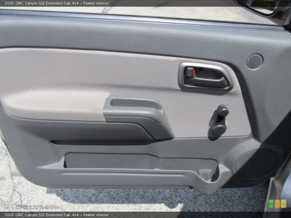 Pewter Interior Door Panel for the 2005 GMC Canyon SLE Extended Cab 4x4 #50469955