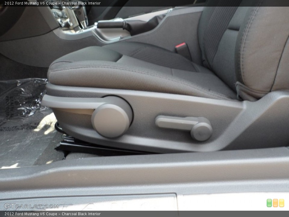 Charcoal Black Interior Controls for the 2012 Ford Mustang V6 Coupe #50470219