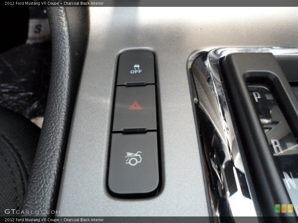 Charcoal Black Interior Controls for the 2012 Ford Mustang V6 Coupe #50470330