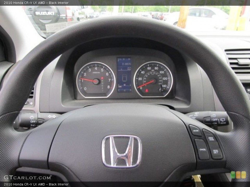 Black Interior Steering Wheel for the 2010 Honda CR-V LX AWD #50470408