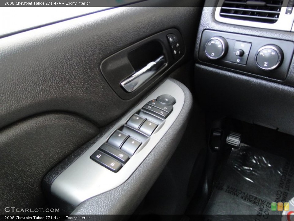 Ebony Interior Controls for the 2008 Chevrolet Tahoe Z71 4x4 #50470471